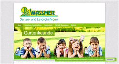 Desktop Screenshot of gartenbau-wassmer.de